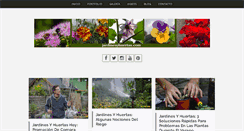 Desktop Screenshot of jardinesyhuertas.com